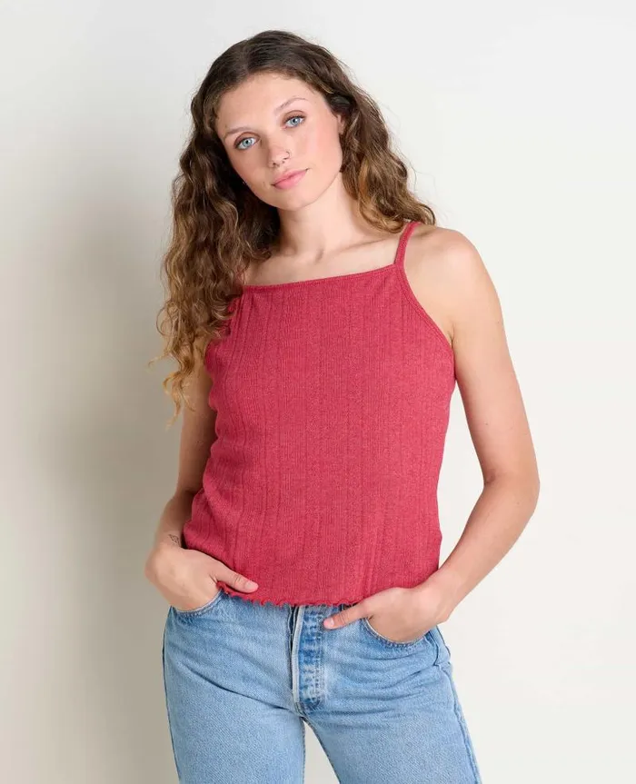 Women Shirts and Tops Toad and Co Foothill Pointelle Tank Cinnabar