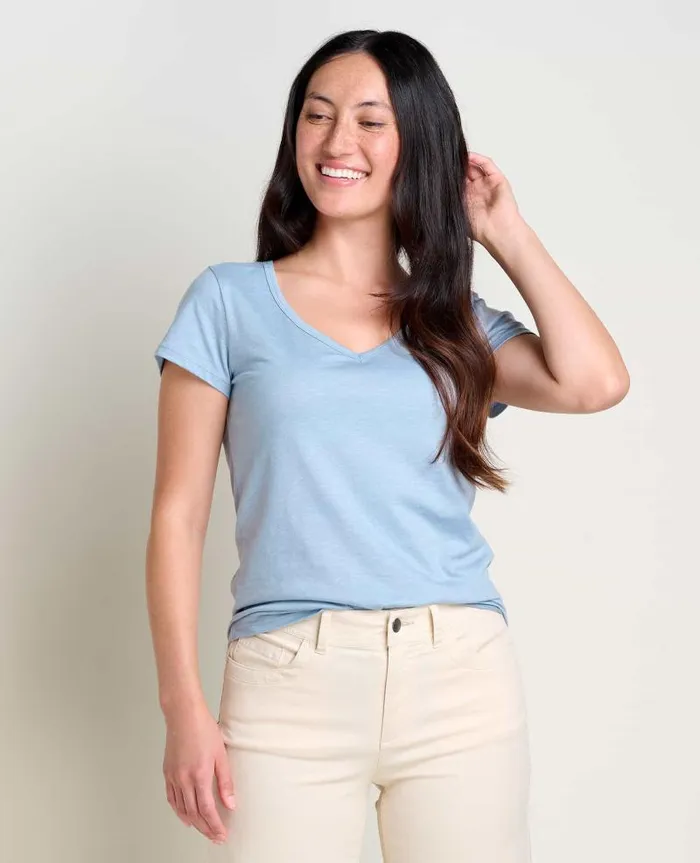 Women Shirts and Tops Toad and Co Marley II Short Sleeve Tee Weathered Blue