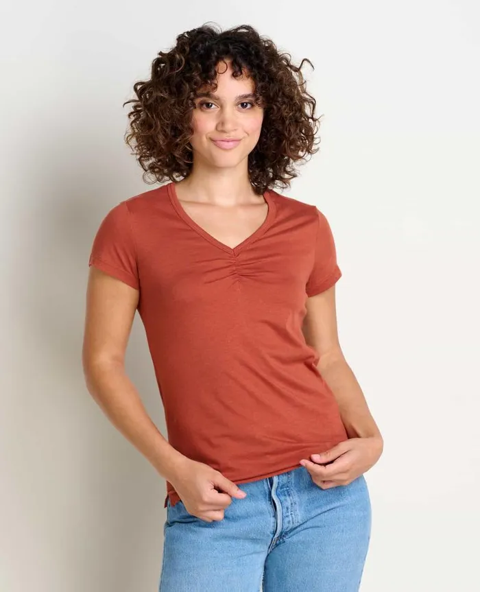 Women Shirts and Tops Toad and Co Rose Short Sleeve Tee Cinnamon