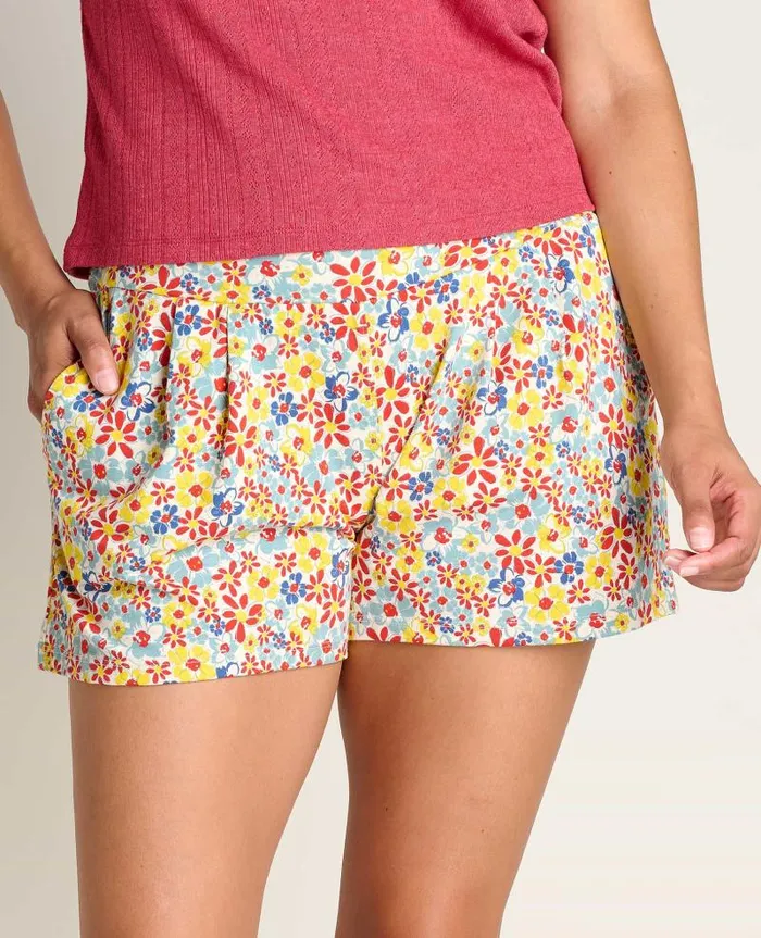 Women Shorts Toad and Co Chaka Short Barley Multi Floral Print