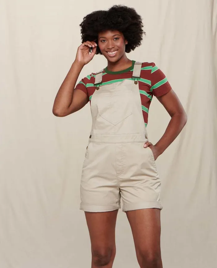 Women Shorts Toad and Co Cottonwood Shorteralls Twine