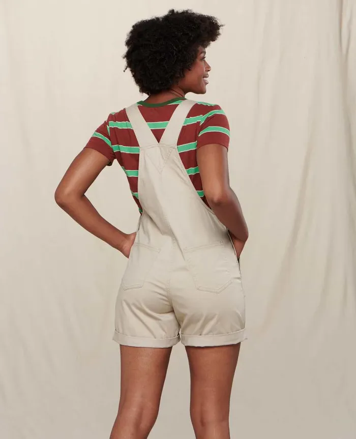 Women Shorts Toad and Co Cottonwood Shorteralls Twine
