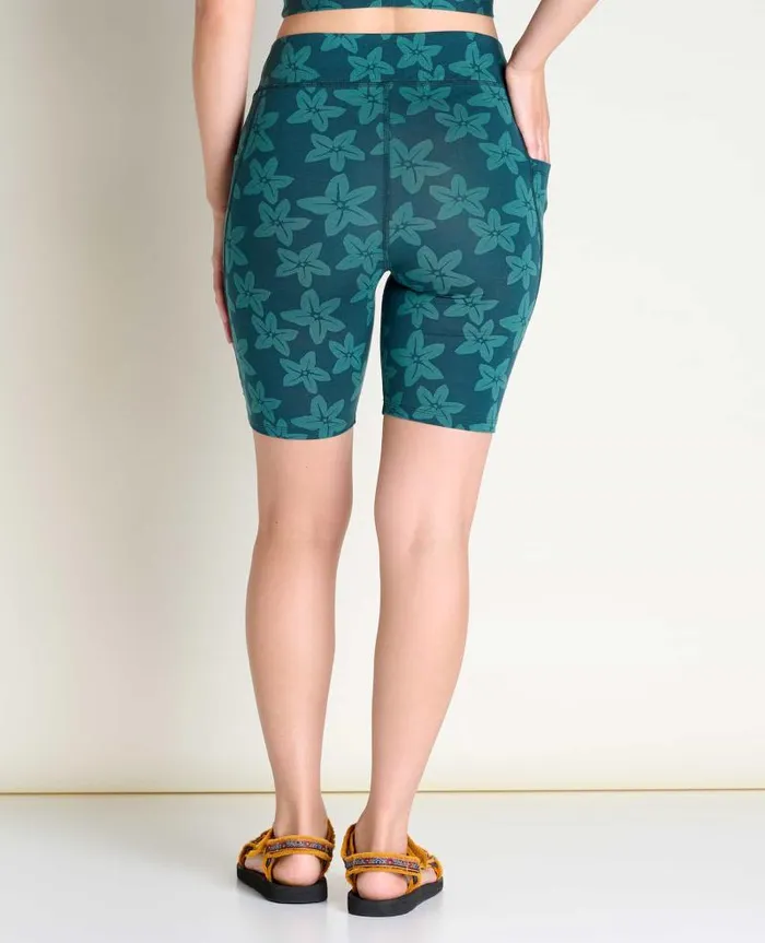 Women Shorts Toad and Co Terrane Bike Short Jasper Large Floral Print