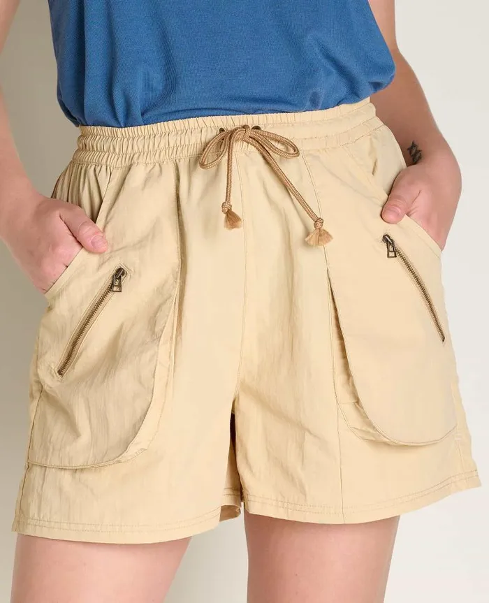 Women Shorts Toad and Co Trailscape PullOn Short Chai