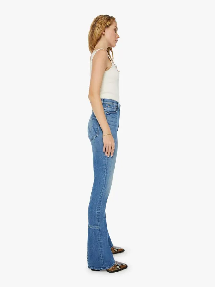 Women Skinny Mother Denim The Outlaw Wedge Heel Wash Monkey In The Middle