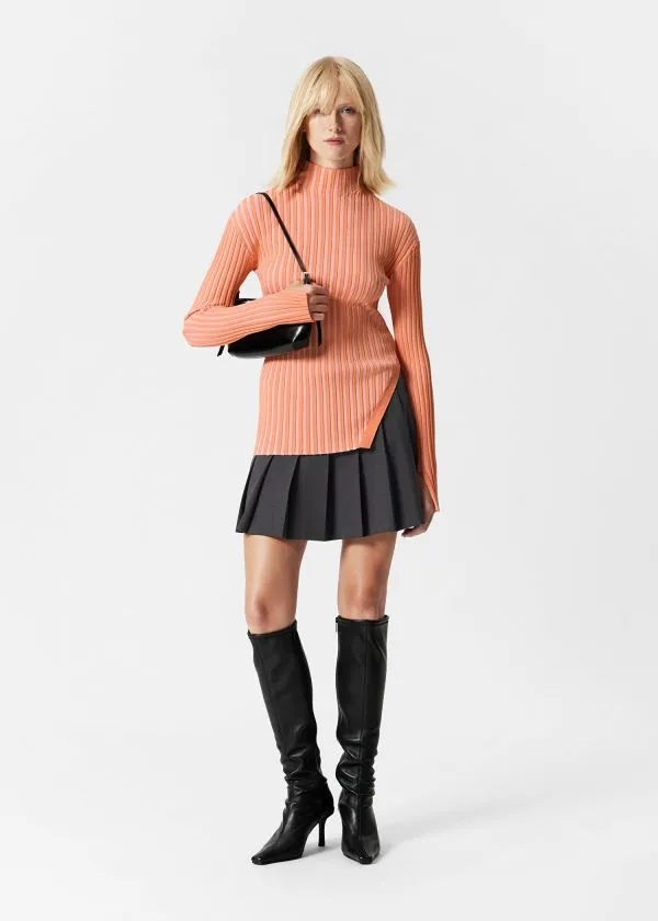 Women Skirts and Other Stories Pleated Mini Skirt Dark Grey Women Skirts and Other Stories Pleated Mini Skirt Dark Grey