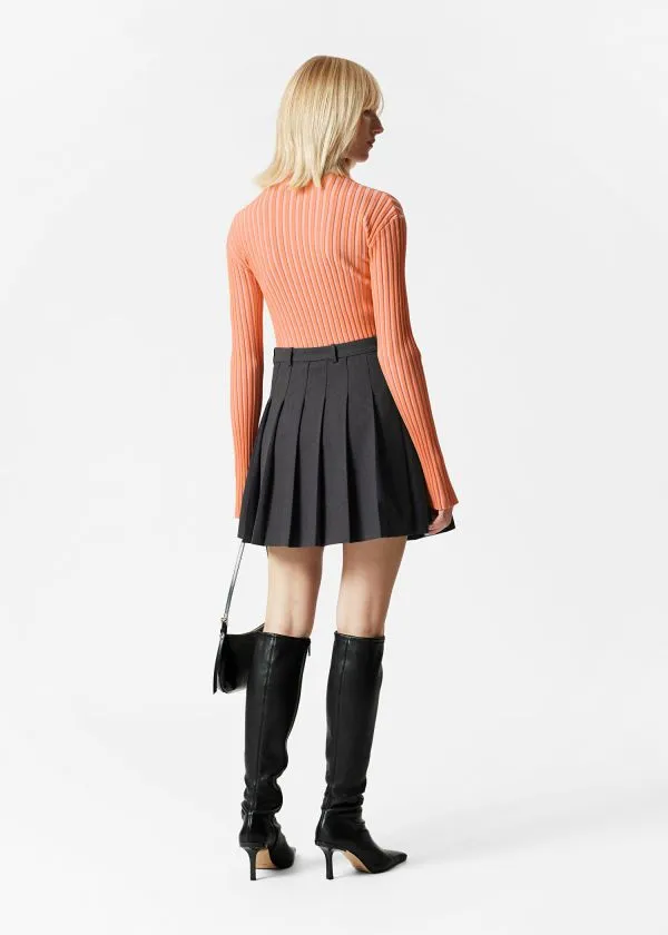 Women Skirts and Other Stories Pleated Mini Skirt Dark Grey Women Skirts and Other Stories Pleated Mini Skirt Dark Grey