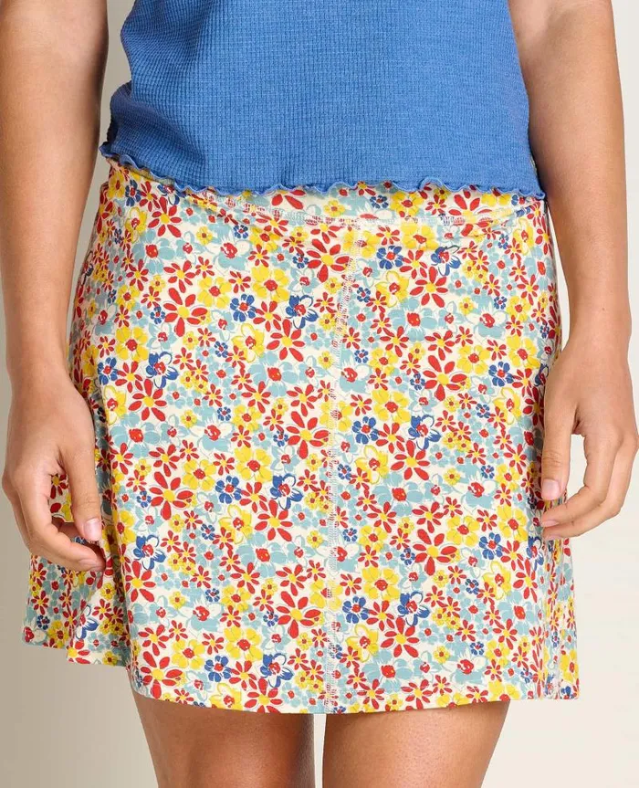 Women Skirts and Skorts Toad and Co Seleena Skort Barley Multi Floral Print