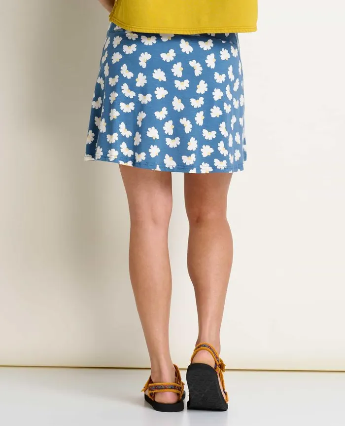 Women Skirts and Skorts Toad and Co Seleena Skort Pacific Half Daisy Print