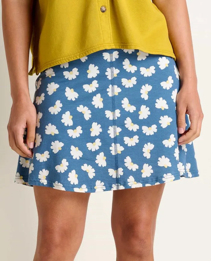 Women Skirts and Skorts Toad and Co Seleena Skort Pacific Half Daisy Print