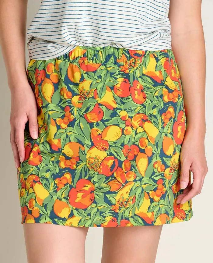 Women Skirts and Skorts Toad and Co Sunkissed Weekend Skort Midnight Fruit Print