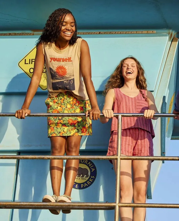 Women Skirts and Skorts Toad and Co Sunkissed Weekend Skort Midnight Fruit Print