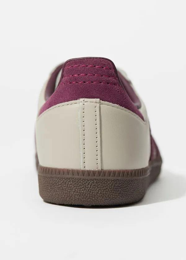 Women Sneakers and Other Stories Adidas Samba OG Sneakers Beigeandburgundy