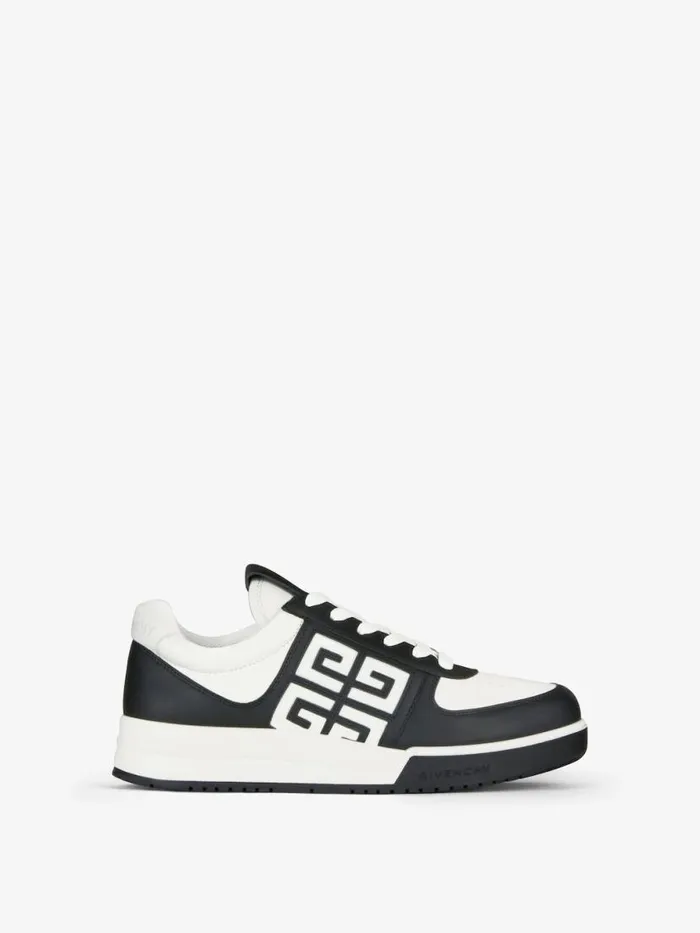 Women Sneakers Givenchy G4 Sneakers In Leather Blackwhite