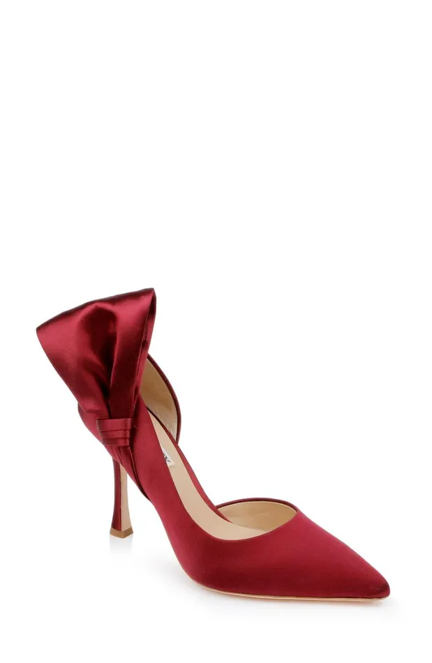 Women Stiletto Badgley Mischka Alejandra Pointed Toe Pumps Black