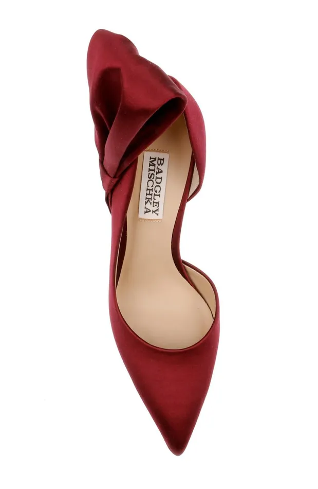 Women Stiletto Badgley Mischka Alejandra Pointed Toe Pumps Black