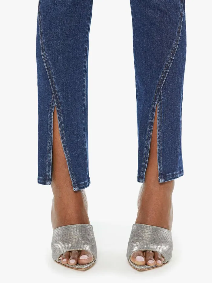 Women Straight Mother Denim The Rascal Sliced Up Sneak Wash Mind Games Women Straight Mother Denim The Rascal Sliced Up Sneak Wash Mind Games