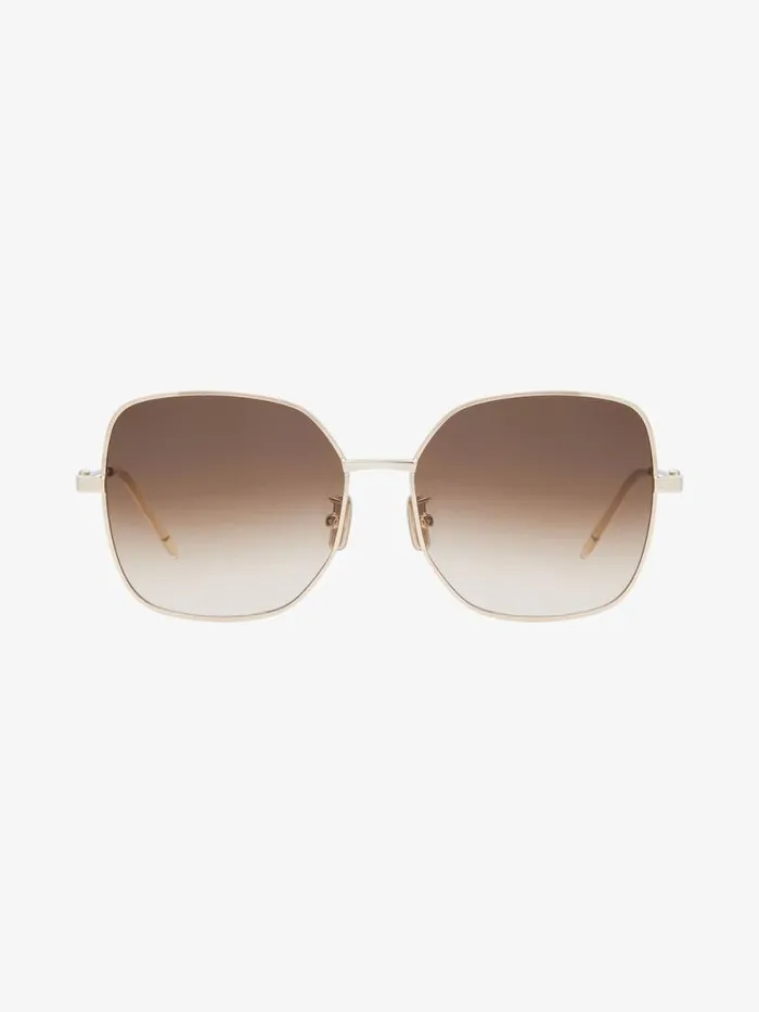 Women Sunglasses Givenchy GV Speed Sunglasses In Metal Browngolden