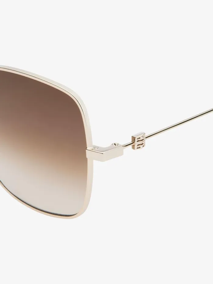 Women Sunglasses Givenchy GV Speed Sunglasses In Metal Browngolden