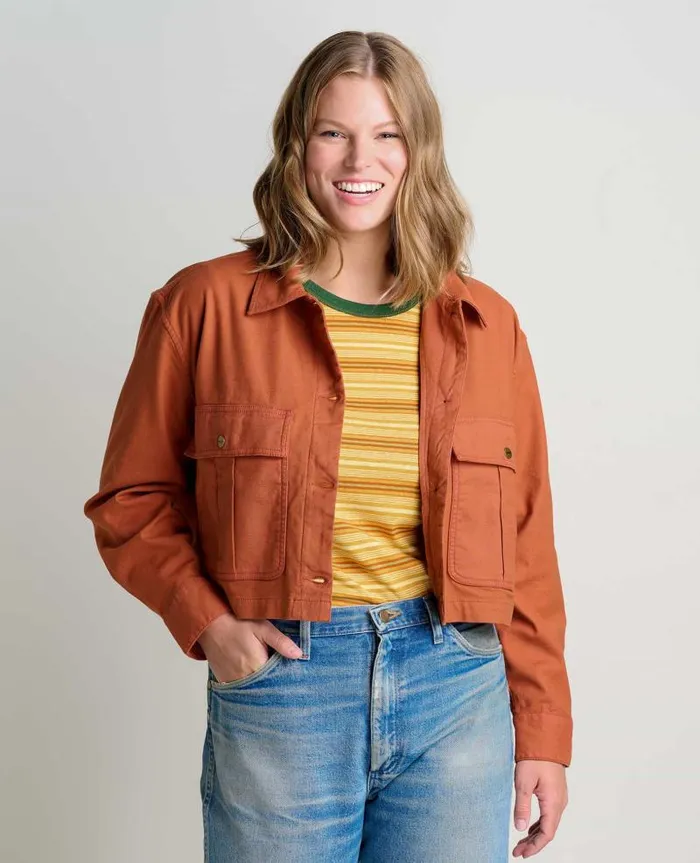 Women Sweaters Jackets and Layers Toad and Co Wanderwell Safari Jacket Umber
