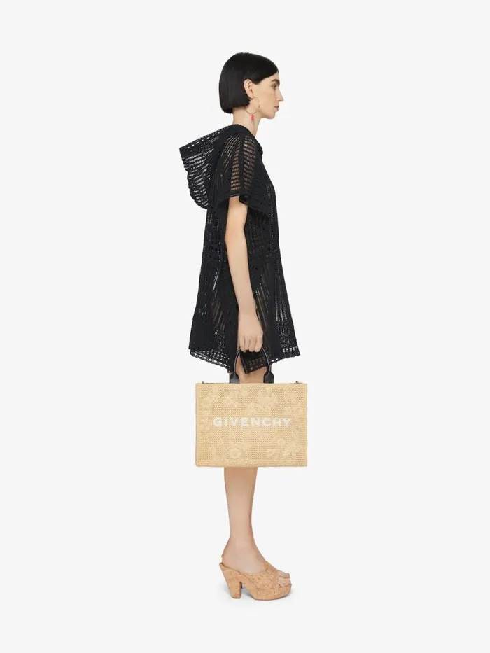 Women Sweatshirts and Hoodies Givenchy Poncho In Crochet Black