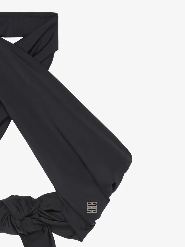 Women Swimwear Givenchy Bikini Top With 4G Detail Black