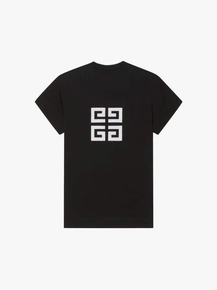 Women TShirts Givenchy GIVENCHY 4G Tshirt In Cotton Black