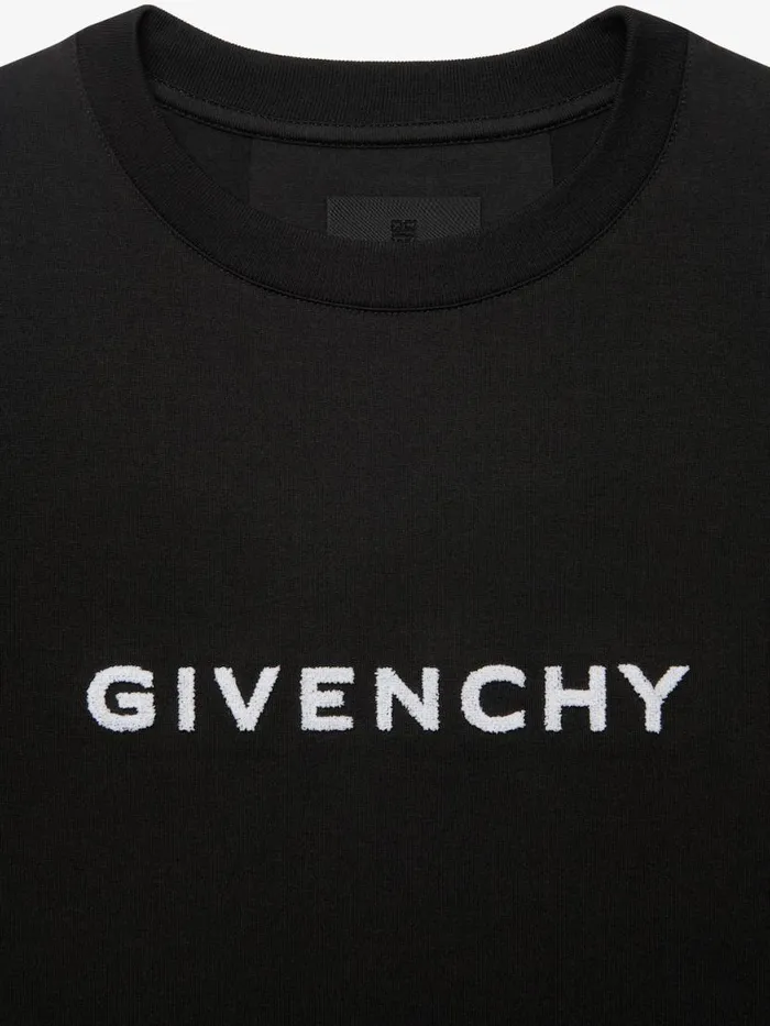 Women TShirts Givenchy GIVENCHY 4G Tshirt In Cotton Black