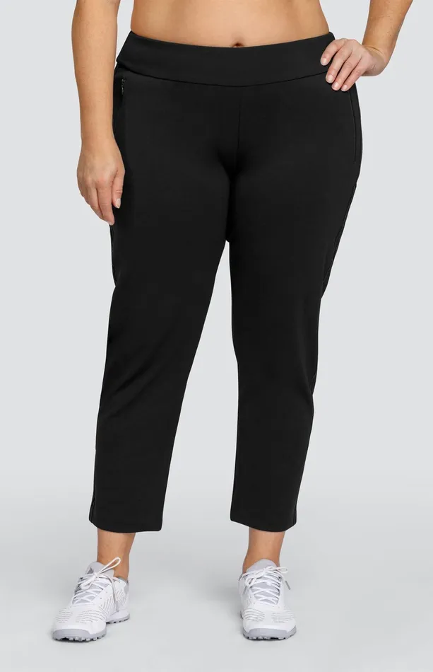 Women Tail Activewear Ankle Pants Aubrianna 28034 Ankle Pant Onyx Black