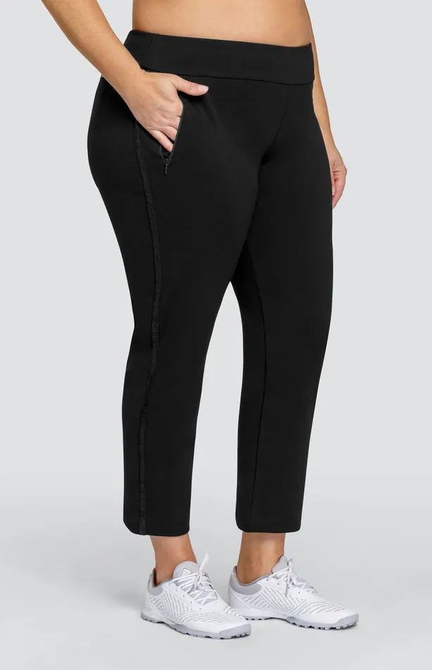 Women Tail Activewear Ankle Pants Aubrianna 28034 Ankle Pant Onyx Black
