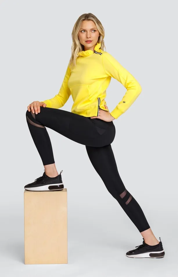 Women Tail Activewear Long Sleeve Condoleezza Aspen Gold Pullover