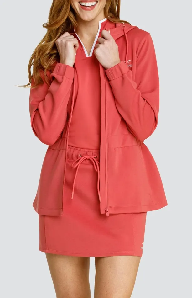 Women Tail Activewear Robyn Hooded Jacket Cherry Rose