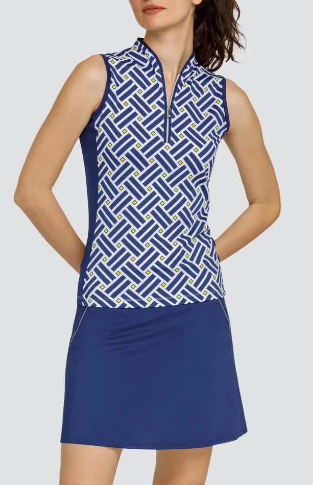 Women Tail Activewear Sleeveless Nolia Top Electric Diamond