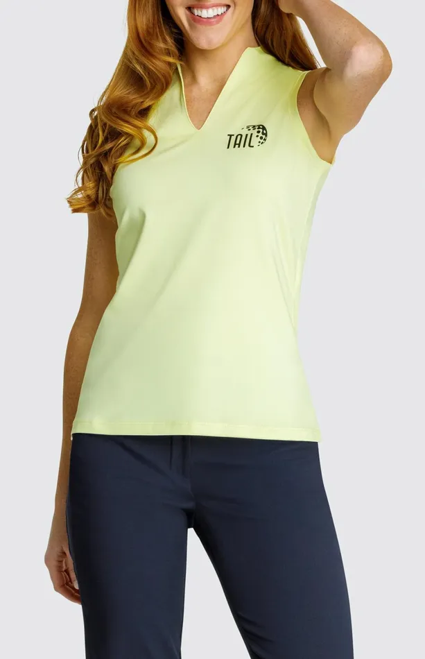 Women Tail Activewear Sleeveless Orly Top Daffodil