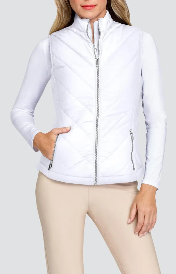 Women Tail Activewear Sonny Vest Chalk White