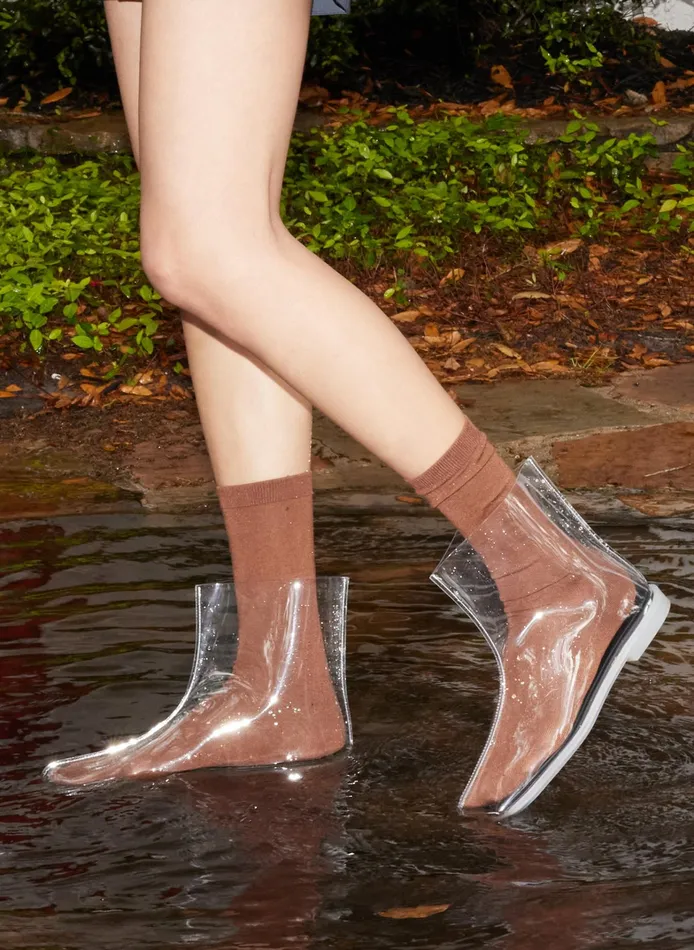 Women Tibi Boots Baby Rain Bootie
