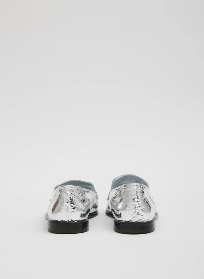 Women Tibi Flats Nacho Metallic Loafer