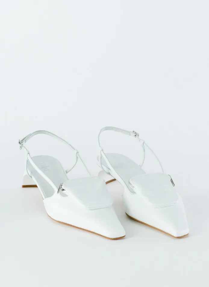 Women Tibi Heels Croc Print Victor Slingback