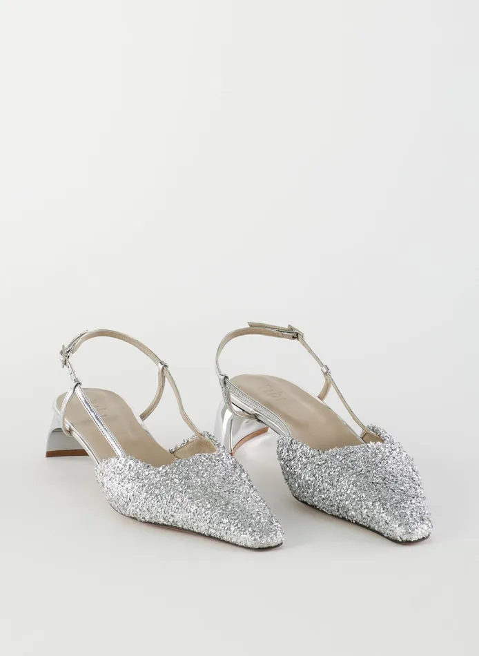 Women Tibi Heels Curly Victor Slingback
