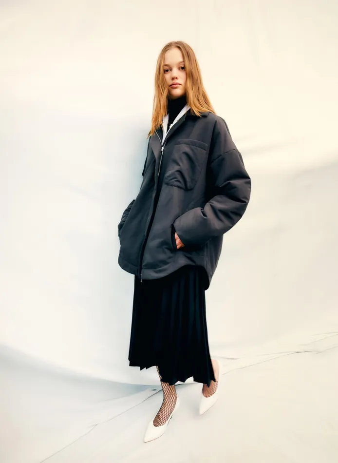 Women Tibi Jackets and Outerwear Clyde Padding Shirt Jacket