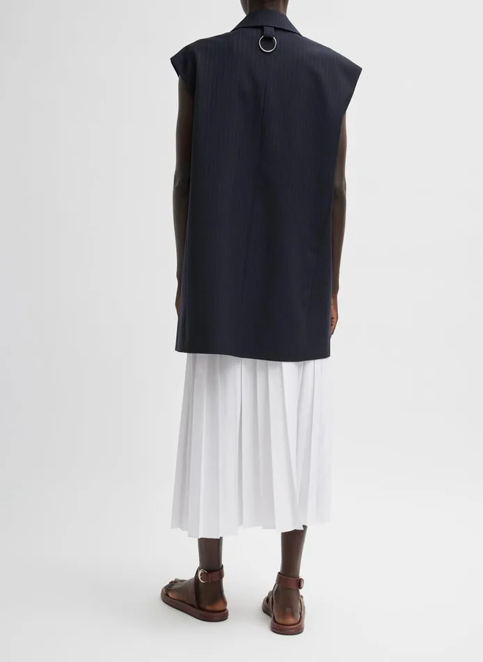 Women Tibi Jackets and Outerwear Dominic Pinstripe Liam Vest