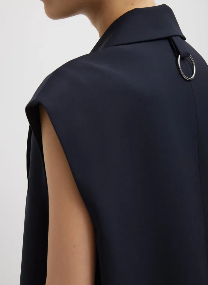 Women Tibi Jackets and Outerwear Tropical Wool Liam Vest