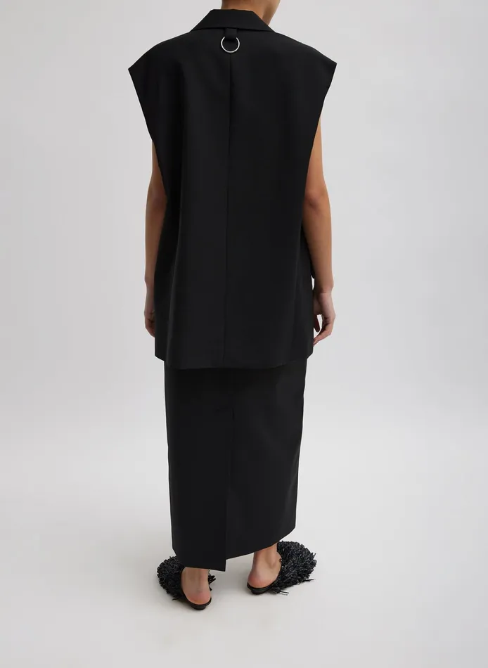 Women Tibi Jackets and Outerwear Tropical Wool Liam Vest