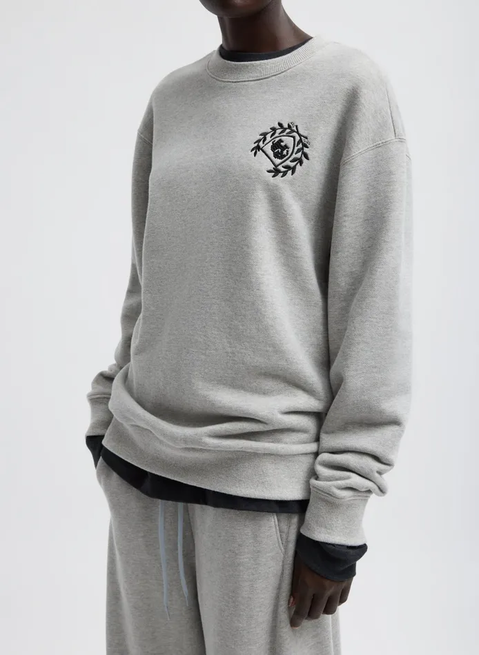 Women Tibi Knitwear and Sweatshirts Embroidered Patch Sweatshirt