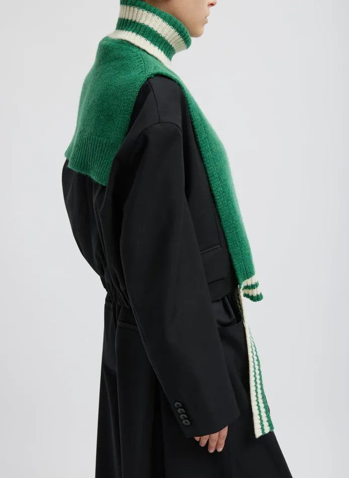 Women Tibi Knitwear and Sweatshirts Soft Lambswool Sporty Turtleneck Dicky Sweater
