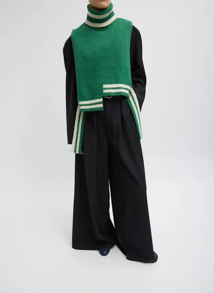 Women Tibi Knitwear and Sweatshirts Soft Lambswool Sporty Turtleneck Dicky Sweater