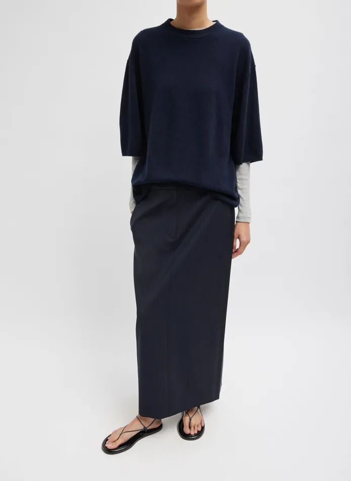 Women Tibi Knitwear and Sweatshirts Washable Cashmere Oversized Easy TShirt