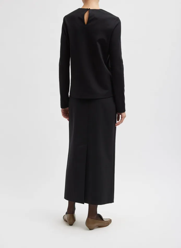Women Tibi Skirts Compact Ultra Stretch Knit Pencil Skirt