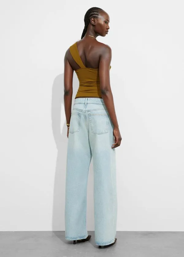 Women Tops and Tshirts and Other Stories BuckleDetailed Top Brown
