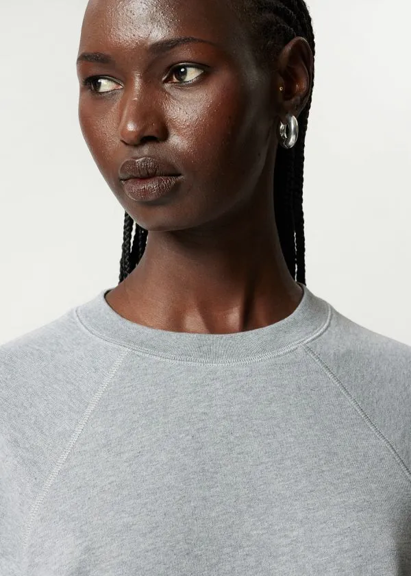 Women Tops and Tshirts and Other Stories Jersey Sweater Grey Melange